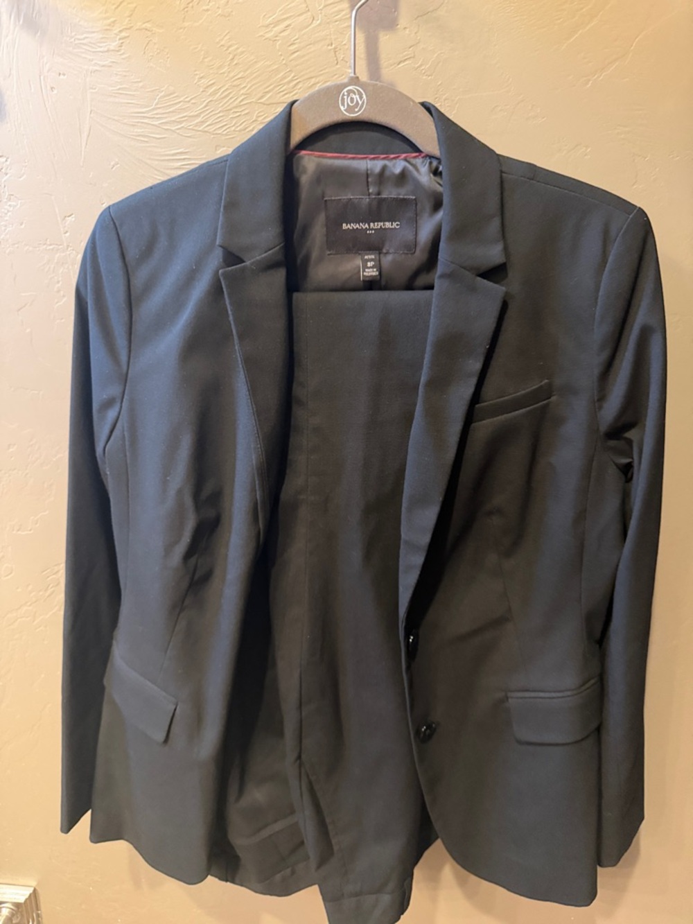 Banana Republic Women’s Black Single-Breasted Blazer and pant